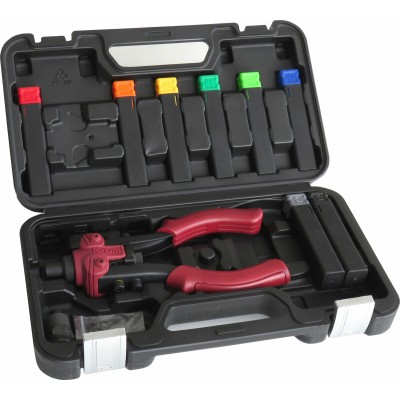 Kliešte nitovacie a vysekávacie 3v1 nity 2,4-6,4mm matice M3-M10 260mm Combo Fortum