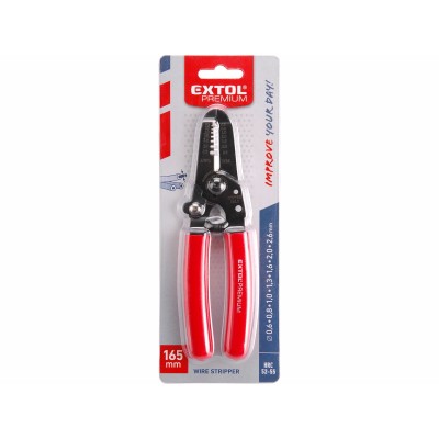 Kliešte odizolovavacie na káble 0,6-2,6mm Extol Premium