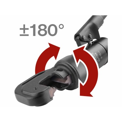 Kliešte hydraulické štikacie pákové 430mm 4-16mm 60kN Fortum 4900172