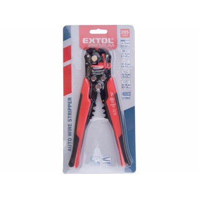 Kliešte odizolovacie a lisovacie na káble 0,2-6,0mm 205mm Extol Premium