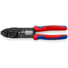 Kliešte odizolovacie a lisovacie na káblové konektory 240mm Knipex 9721215B