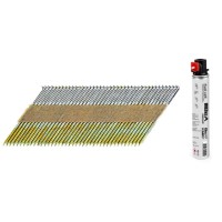 Klince do klincovačky v pásoch krútené s plynom D34 3,1x90mm BK 2200ks Klince do klincovačky v pásoch krútené s plynom D34 3,1x90mm BK 2200ks