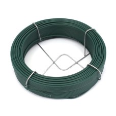 Viazací drôt vo zväzku poplastovaný zelený 2,0mm x 100m PVC