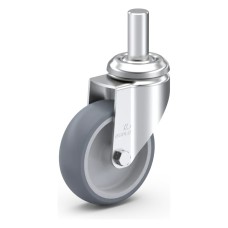 Koliesko otočné s kĺznym ložiskom s upínaním na hladký čap 20mm 373 NOB-K125 Koliesko otočné s kĺznym ložiskom s upínaním na hladký čap 20mm 373 NOB-K125