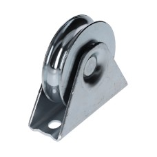Koliesko vodiace s guličkovým ložiskom s oporou 85x25mm priemer 60mm nosnosť 100kg Zn