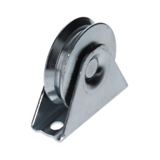 Koliesko vodiace s guličkovým ložiskom s oporou 100x35mm priemer 80mm nosnosť 200kg Zn