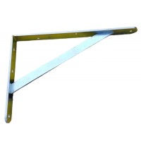 Konzola s podperou záťažová 250x400x30x4,5mm Zn Konzola s podperou záťažová 250x400x30x4,5mm Zn