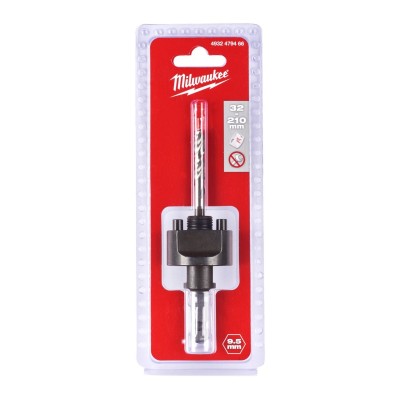 Unášač s vrtákom na korunkové vykružováky 32-210mm 9,5mm Milwaukee