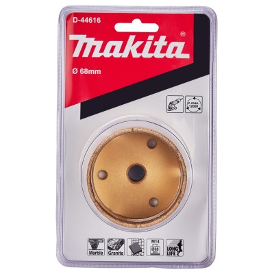 Diamantová korunka vykružovacia do uhlovej brúsky 68mm M14 Makita
