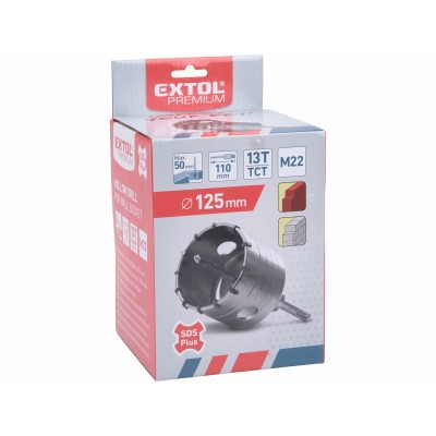 Vrták korunkový 125mm SDS+ Extol Premium