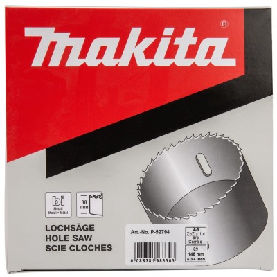 Korunka vykružovacia 146mm BiMetal + inox Makita