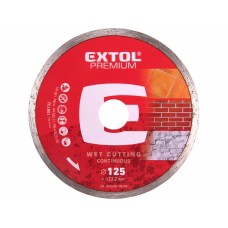 Diamantový rezný kotúč na betón plný 125x22,2 Extol Premium