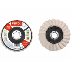 Kotúč leštiaci filcový 125mm Extol Premium Kotúč leštiaci filcový 125mm Extol Premium