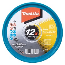 Rezný kotúč na oceľ a nerez 1,0x125mm 12ks/bal Makita
