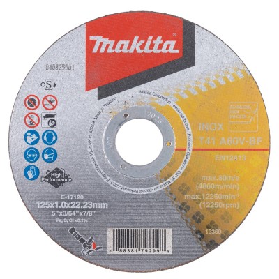 Rezný kotúč na oceľ a nerez 1,0x125mm 12ks/bal Makita
