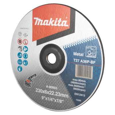 Kotúč brúsny na železo 230x6 Makita A-80955