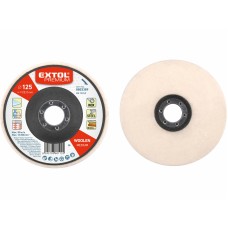Kotúč leštiaci filcový plný 125mm Extol Premium
