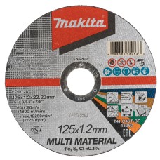 Kotúč rezný multi materiál 125x1,2mm Makita