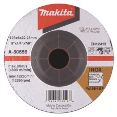 Kotúč brúsny na železo 125x6x22,23mm Makita