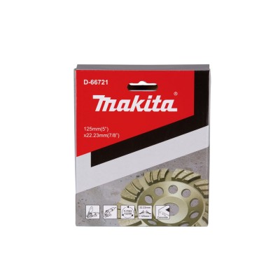 Kotúč brúsny na betón 125x22mm TUBRO Makita