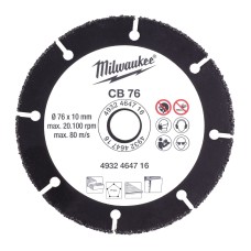 Kotúč rezný 76mm multimateriál CB 76 Milwaukee