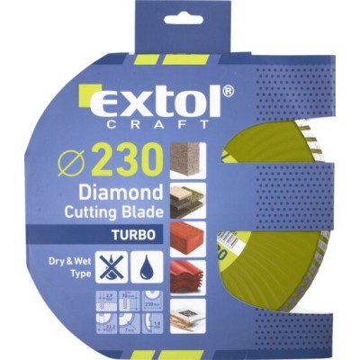 Kotúč rezný diamantový 230x22,2mm Extol