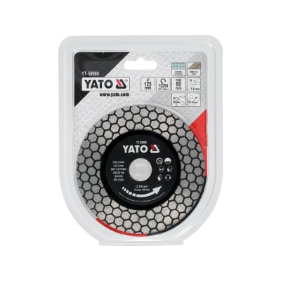 Diamantový brúsny kotúč na obklady a dlažbu 125mm Yato