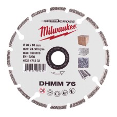 Kotúč rezný 76mm diamantový 76x1,2x2,2x10mm Milwaukee