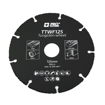 Kotúč karbidový špeciálny na rôzne materiály 125mm ProTechnik
