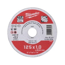 Kotúč rezný na oceľ 1,0x125mm Milwaukee