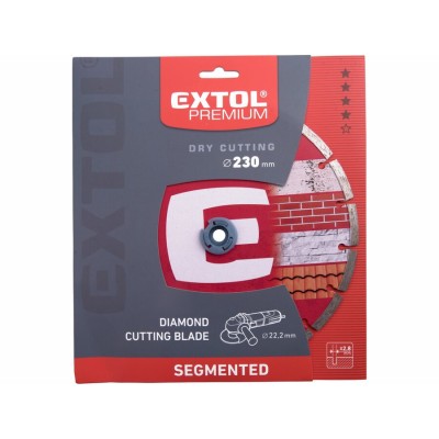 Kotúč diamantový segmentovaný 230mm Extol Premium