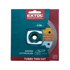 Kotúč rezný diamant 115mm TurboThin Extol Industrial