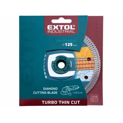 Kotúč diamantový 125mm Turbo thin cut Extol Premium