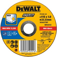 Rezný kotúč na nerez 1,0x115 DeWalt Rezný kotúč na nerez 1,0x115 DeWalt