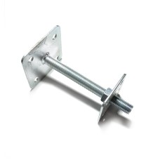 Kotviaca pätka na platničke M24x200 s pevnou doskou 110x110 Zn