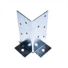 Profil kotviaci delený s platničkou 45x45x130x2,5mm 1pár Zn