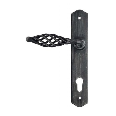 Kovanie dverové vložkové kľučka+kľučka 90mm čierna Evelína