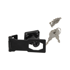 Petlica uzamykateľná s integrovaným zámkom čierna 95x30mm WHK1 DMX