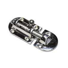 Zástrč dverová nerezová 90x38mm A4