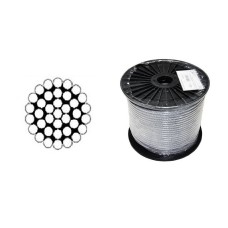 Oceľové lano 10mm /1x37/ DIN3054 Zn