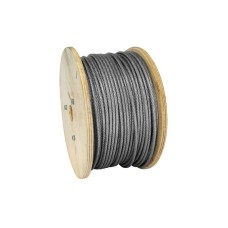 Oceľové lano poplastované v PVC 1/2mm DIN3055 1x7 Oceľové lano poplastované v PVC 1/2mm DIN3055 1x7