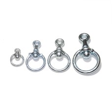 Otočná spojka s krúžkom 4mm 22x6mm Zn