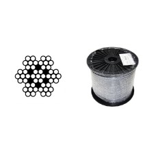 Nerezové lano 2mm /7x7/ A4 Nerezové lano 2mm /7x7/ A4