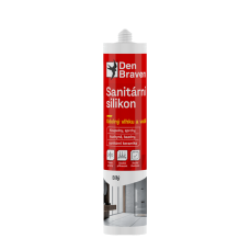 Silikón sanitárny biely 280ml Den Braven