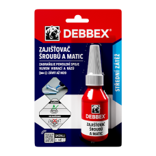 Lepidlo upevňovač skrutiek modrý 10ml Den Braven