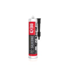 Silikón do 380 stupňov celzia čierny 310ml CX80 Professional