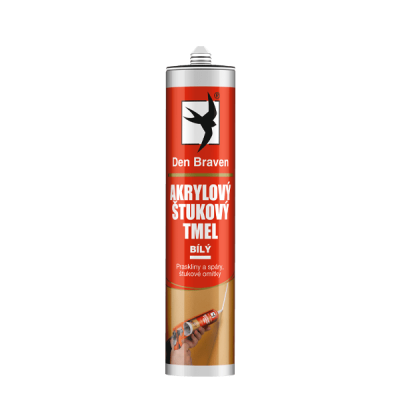 Tmel akrylový šťukový 280ml biely Debbex
