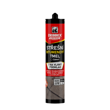 Tmel strešný bitumenový 310ml Den Braven
