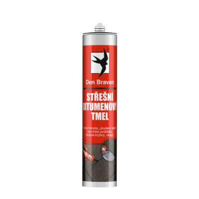 Tmel strešný bitumenový 310ml Den Braven