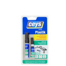 Lepidlo sekundové na obtiažne plasty 3g+4ml SPECIAL PLASTIK Ceys Lepidlo sekundové na obtiažne plasty 3g+4ml SPECIAL PLASTIK Ceys
